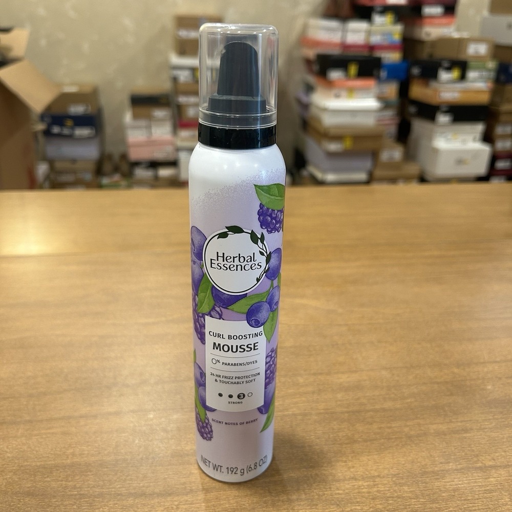 Herbal Essences Curl Boosting Mousse #3 Strong Hold Hibiscus, 6.8oz Hair Woman's